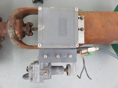 Fisher control valve type ED, size 6", material wcb/316ss