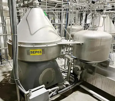 (3) GEA Westfalia SSI 300-01-772 vegetable protein separator centrifuges, 316SS.