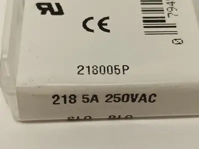 New | in-Stock Littelfuse Slo-Blo Fuse 5A 250VAC PKG OF 5 Fuses Michigan US | Maverick Industrial Sales #1398264