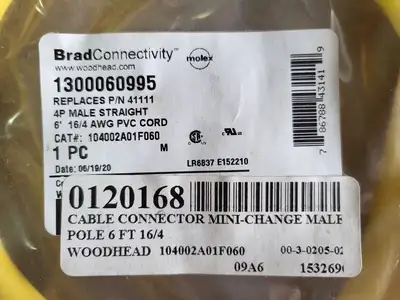 NEW WOODHEAD 104002A01F060