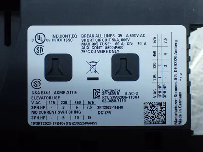 NEW SIEMENS 3RT20231FB40