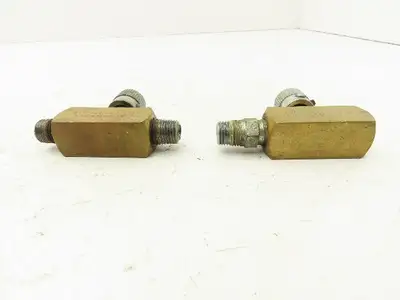 Parker PN400B Flow Control Needle Valve 1/4" NPT 2000PSI Lot of 2