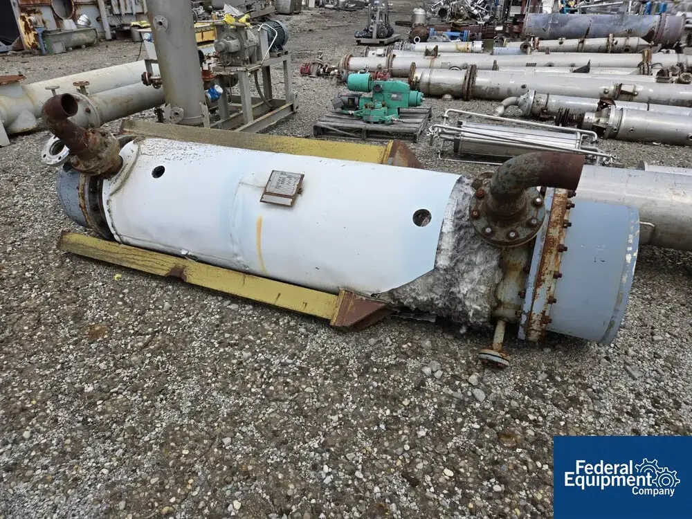 USED ITT 513 Sq Ft ITT Heat Exchanger, 150/150#