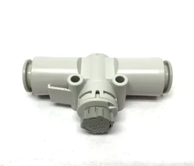 USED SMC INLINE FLOW CONTROL FITTING 12MM TUBE