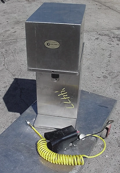 Used JG MACHINE CRIMPER JG MACHINE CRIMPER Cosmetic Complete Packaging Lines New Jersey US | Champion Trading Corporation #423445