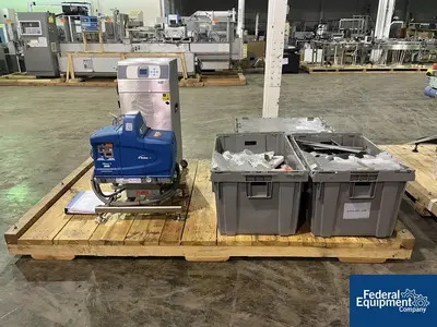 USED Quadrel Quadrel Wrap Around Labeler, Model Rotary