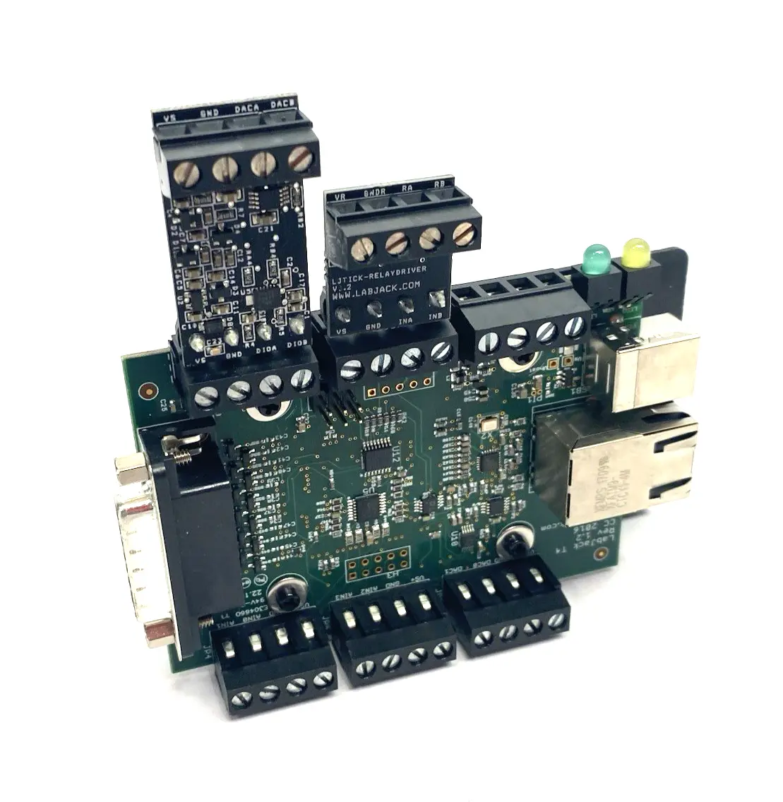 Used LabJack Ethernet Based Multifunction DAQ Device w/ Expansions & DIN Mount Data Acquisition and Logging, Multimeter Systems Michigan US | Maverick Industrial Sales #1395647
