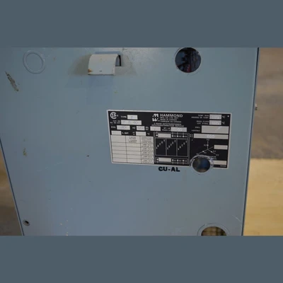 Hammond 45 kVA Transformer 600-120/208 Volts