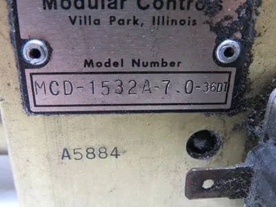 MODULAR CONTROL MCD-1532A-7.0-360T Hydraulic Valve & Solenoid From 36V Raymond L