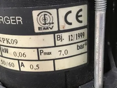 USED KNF NEUBERGER PJ 15272-NPK 09