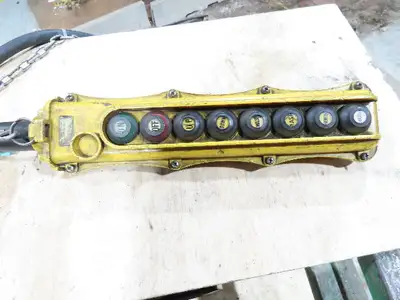 Cleveland Tramrail P&H 4 Ton Single Girder Underhung Bridge Crane 45' 10" Span