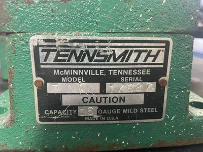 Used TENNSMITH 5N Notching Machines California US | Wheeler Machinery Sales #1331925