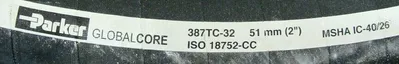 NEW PARKER 387TC-32 HYDRAULIC HOSE 2" 4-PLY SIZE-32 50' 387TC32