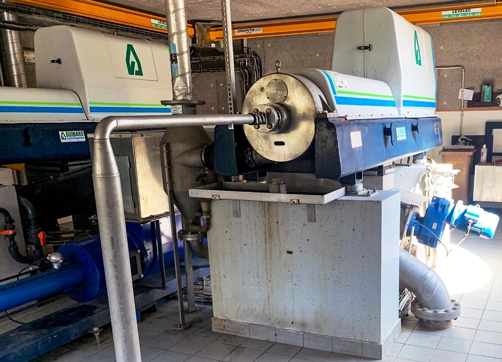 (2) Andritz/Guinard D3L NC 30B HP decanter centrifuges, 316SS.