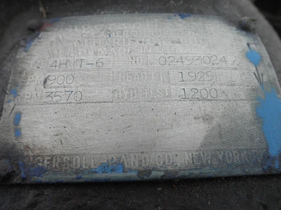 USED INGERSOLL RAND 4HMT-6