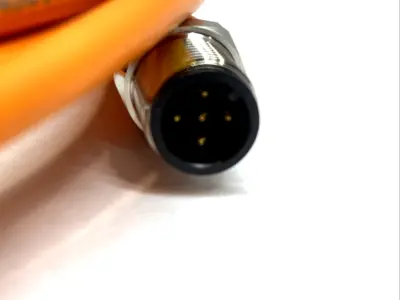 USED IFM M12 5-PIN MALE CORDSET PVC 2M