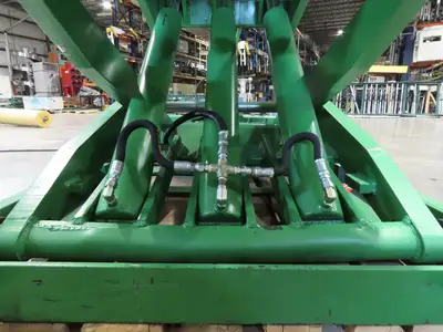 Hydraulic Lift Table 10000lb 5 Ton 102" Travel 78x48" 3Ph 5Hp Leeson Mobile