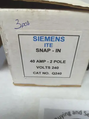 Used SIEMENS Q240 Miscellaneous Equipment (Electrical & Power) | Surplus Asset Holdings #1199950