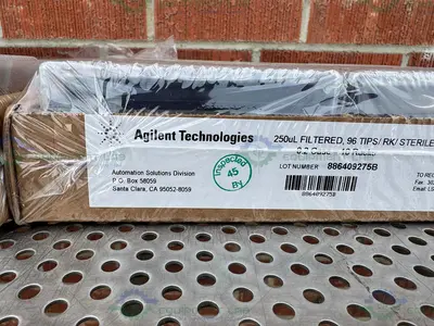NEW 17 RACKS - AGILENT 19477-022 FILTERED PIPETTE TIPS 250UL COMPATIBLE W BRAVO 96LT