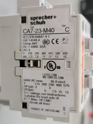 USED SPRECHER + SCHUH CA7-23-M40-120