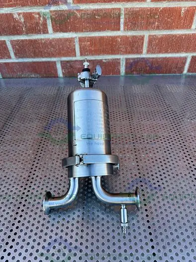 Used MILLIPORE 1R X 5"  STAINLESS STEEL CARTRIDGE FILTER HOUSING 150 PSIG/FV Filters | Equipment Lab #486628