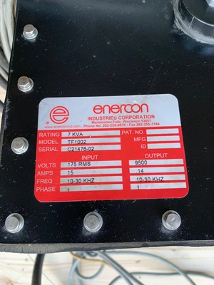 1999 ENERCON 48" single side treater Treaters, Treater - One Sided | Mark One Machinery (2)