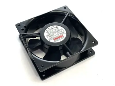 USED MECHATRONICS ALUMINUM FRAME BALL BEARING COOLING FAN 115VAC 14/12W