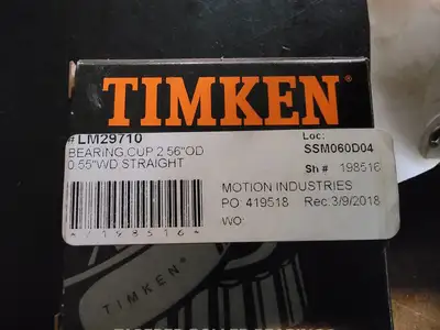 USED TIMKEN LM29710