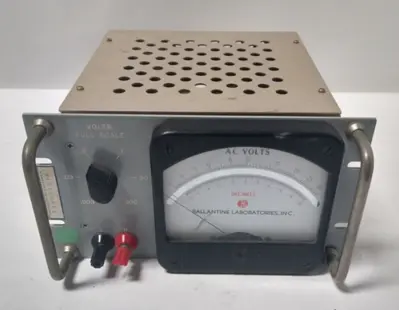 Ballantine Model 300E Vacuum Tube Voltmeter AC Volt dB Meter VTVM 0.003–300V