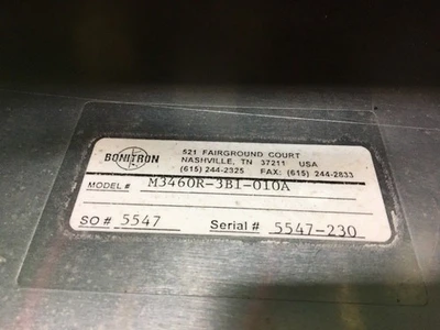 USED BONITRON M3460R-3B1-010A