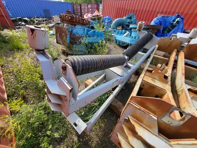 8ft. Conveyor V-Return Idler w/ Rubber Rollers