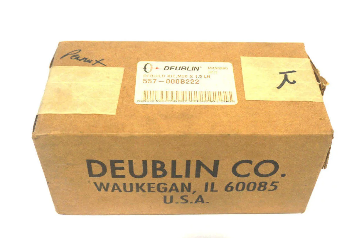 NEW DEUBLIN 557-000B222 REBUILD KIT M50X1.5 LH 557000B222