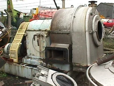 (2) Krauss-Maffei SZ 80 pusher centrifuges, 316SS.