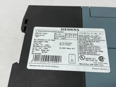 USED SIEMENS SIRIUS FAIL-SAFE REVERSING STARTER