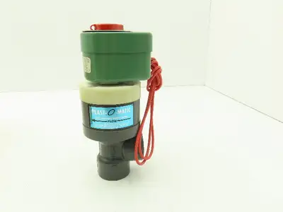 Plast-o-matic DAS5V16G20-PV Solenoid Valve 3/4" NPT Vented PVC Control Valve
