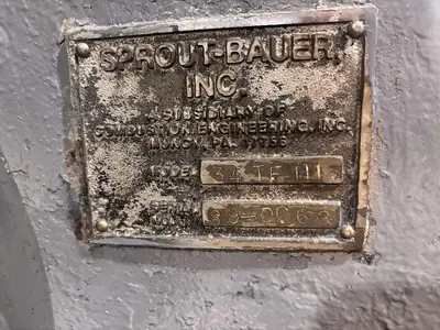 Used ANDRITZ SPROUT BAUER 34 TF III Miscellaneous Printing & Paper Equipment Pennsylvania US | Global Equipment International, LLC #1266768
