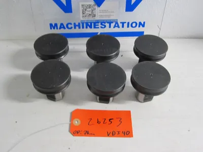 6x Lot of 6 VDI 40 Turret Port Covers Caps VDI 40 Live Tool Plugs