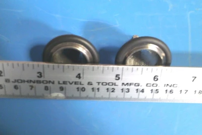 LOT OF 2 STAINLESS STEEL STRAINERS 1 USED 1 UNUSED