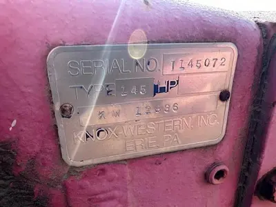 USED KNOX WESTERN 145