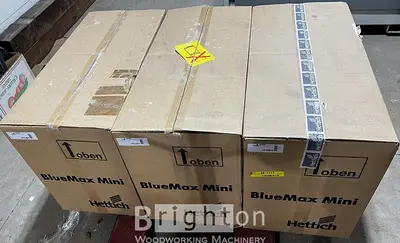 NEW 2018 HETTICH BLUEMAX MINI TYPE 3 HINGE MACHINE (NEW, NEVER USED, STILL IN ORIGINAL BOXES)