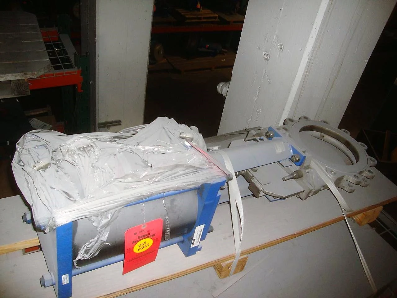 8"-150 Fabri-Valve Knife Gate Valve Air Operated