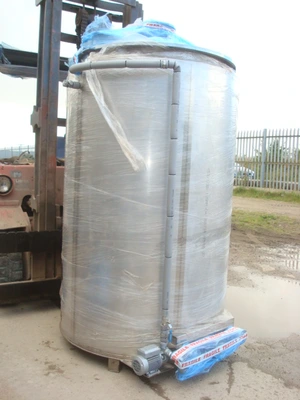1,700 L S/S Electrically Heated Jacketed Cooker Tank