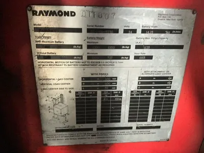 Used RAYMOND FASI R40TT Material Handling (misc) Ohio US | HGR 24 #1265964