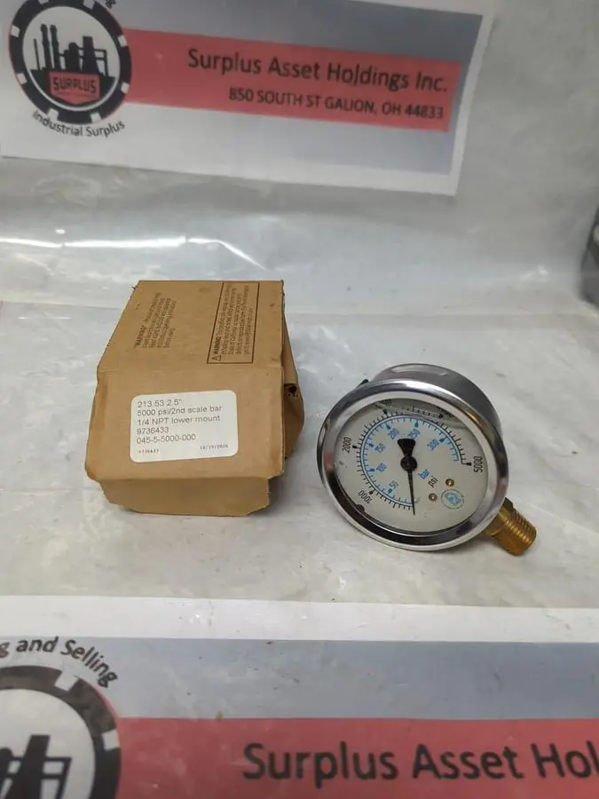 New | in-Stock RITTER 9736433 Universal Pressure Meters Ohio US | Surplus Asset Holdings #1239430
