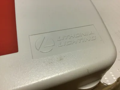 Quantum 3BA32 Lithonia Lighting Led Exit Sign With Battery 120/277V