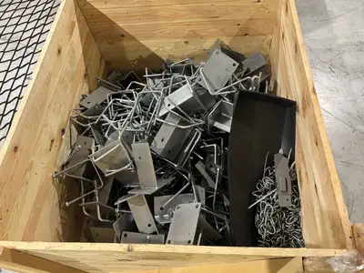 Used Incord Baynets LOT of 17 sections, and misc. hardware and cables Pallet Racking Michigan US | Maverick Industrial Sales #1401059