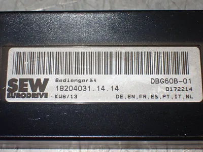 New | in-Stock SEW EURODRIVE DBG60B01 Automation Control (HMI) Ohio US | HGR 24 #1132187