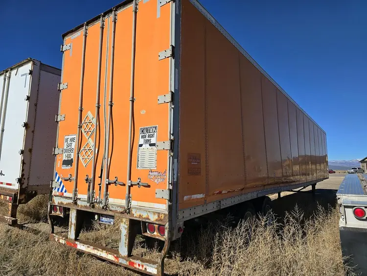 Used 2001 WABASH 53' Box Trailers Utah US | Berry Machinery #910895
