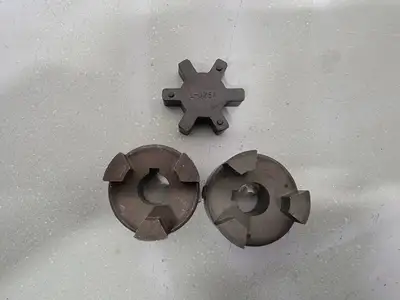 5/8" 3 Piece L-Jaw Coupling Coupler Set L075 & Rubber Spider