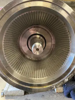 SPC9286  Mill 40 hp Chemicolloid Industries colloid mill model SD40, 316 SS